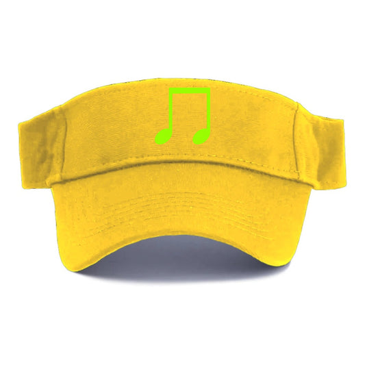 Retro 80s Music Note Green Hat