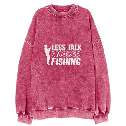 less talk more fishing Hat