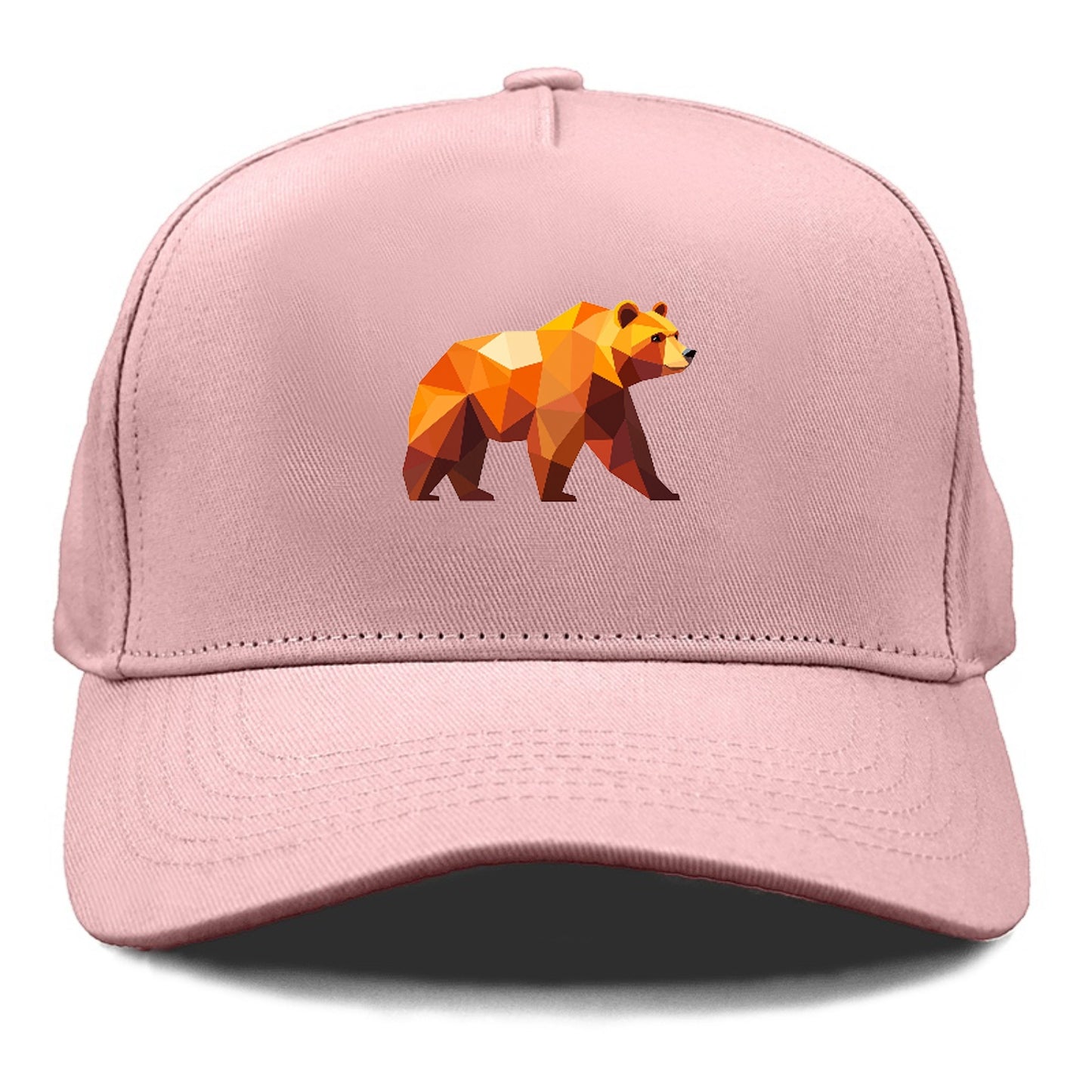 Geometric Bear on the Move Hat