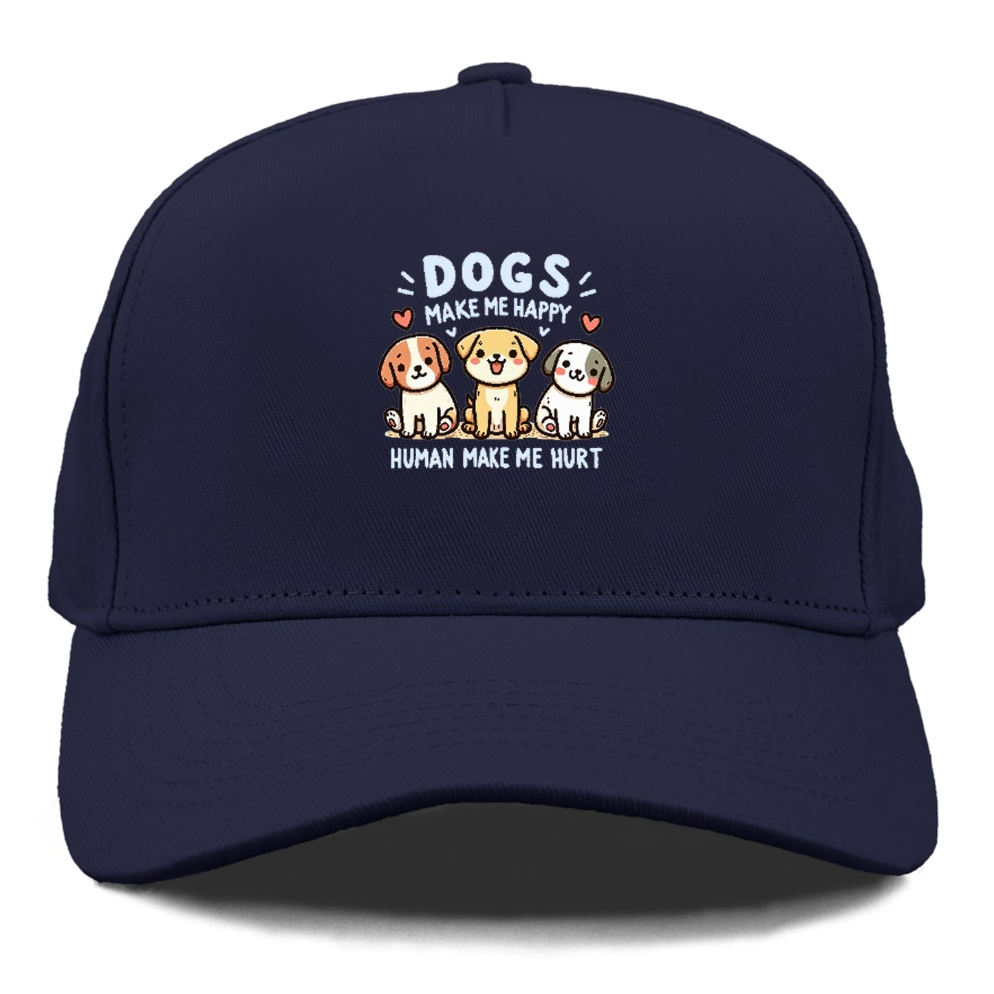 Dogs Make Me Happy Hat