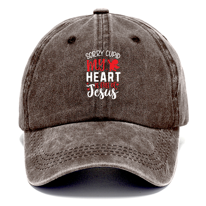 Sorry cupid my heart is full of jesus Hat