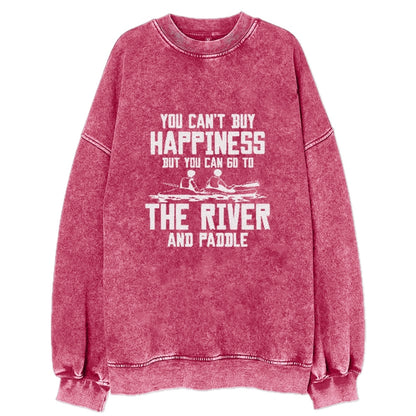 you can't buy happiness but you can go to the river and paddle Hat