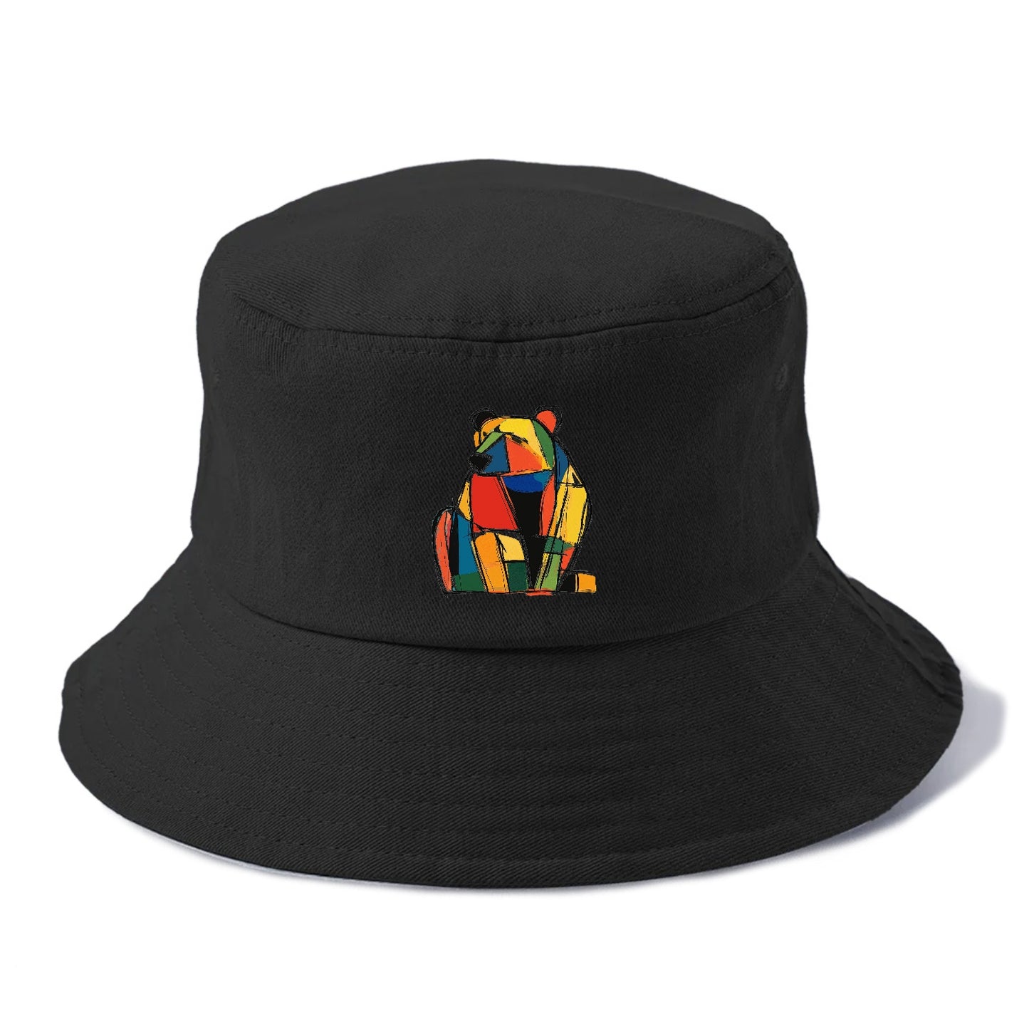 Colorful Abstract Bear Hat