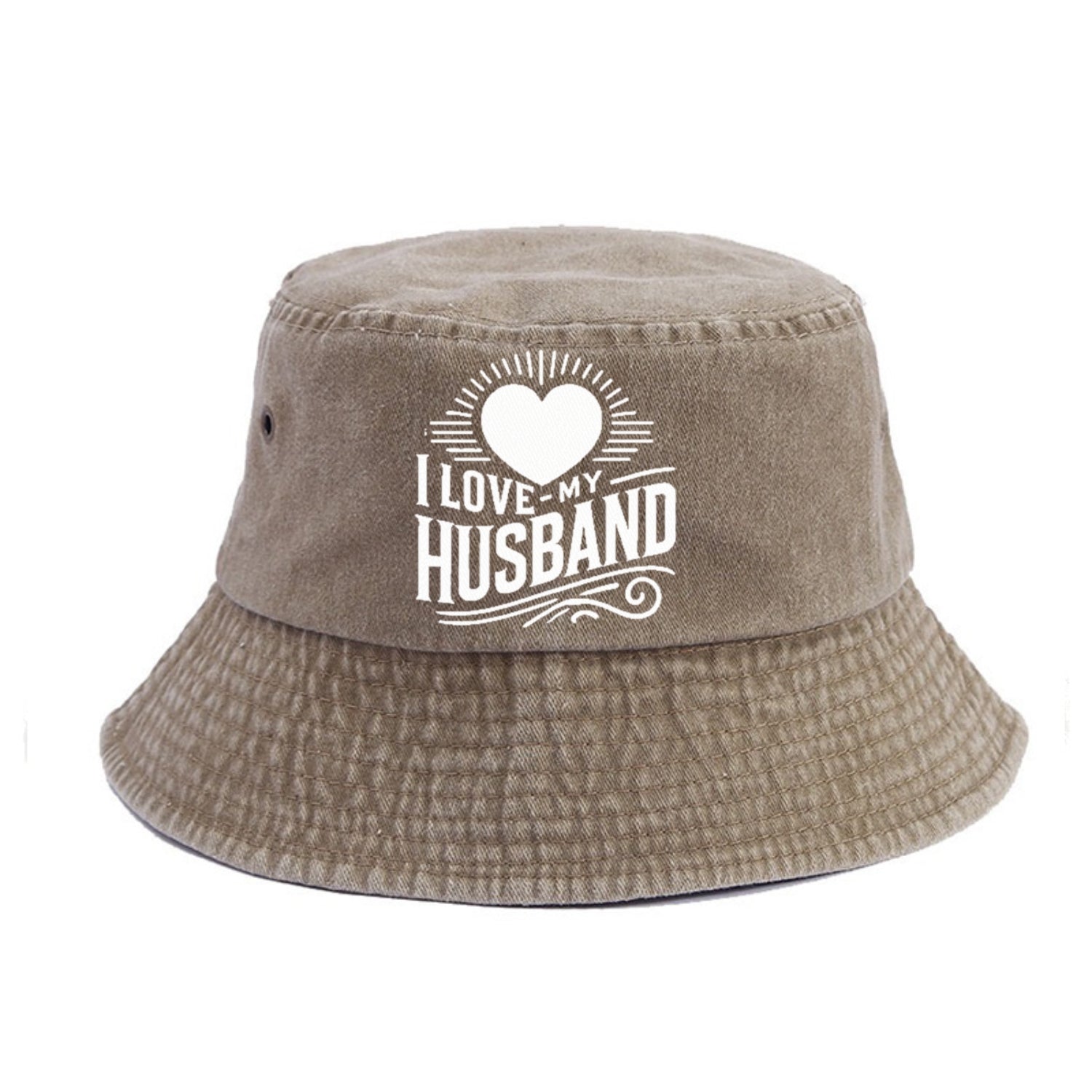 i love my husband Hat