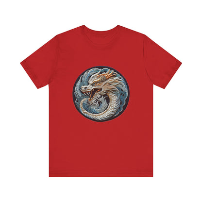 ドラゴン ゾディアック ユニセックス ジャージ 半袖 Tシャツ
