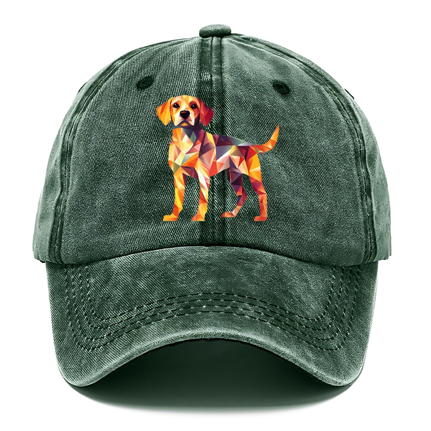 Geometric Dog Standing Hat