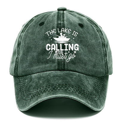 the lake is calling and i must go Hat