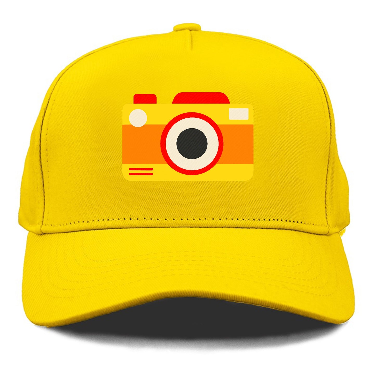 Retro 80s Camera Yellow Hat