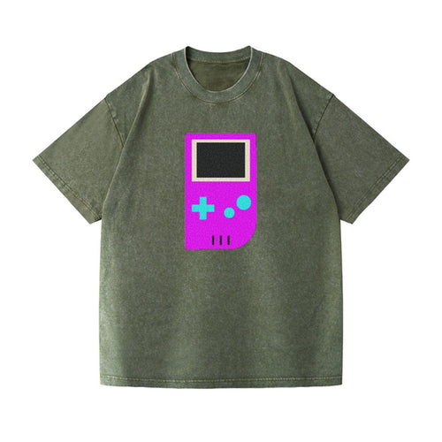 Retro 80s Game Boy Purple Vintage T-shirt