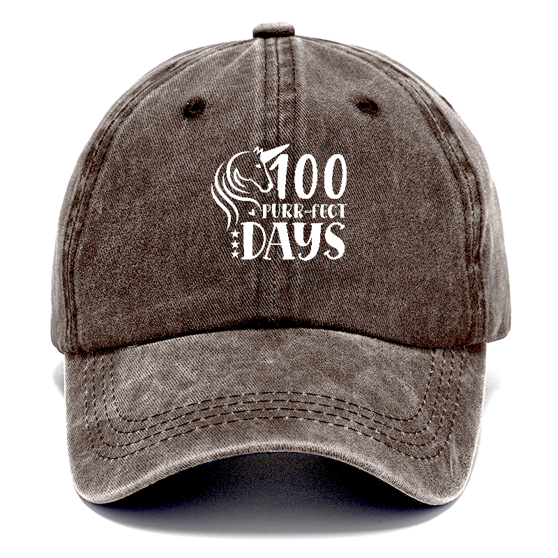 100 purr fect days Hat