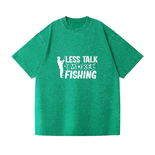 less talk more fishing Hat