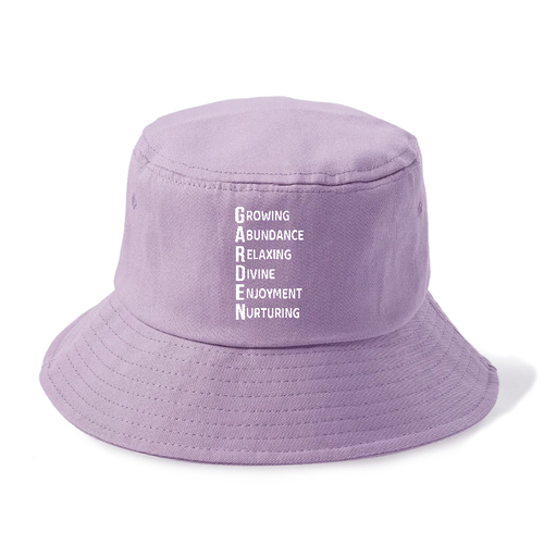 Garden Words Bucket Hat