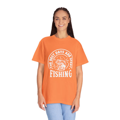 Reel in the Fun with Our Best Days are Spent Fishing T-Shirt!