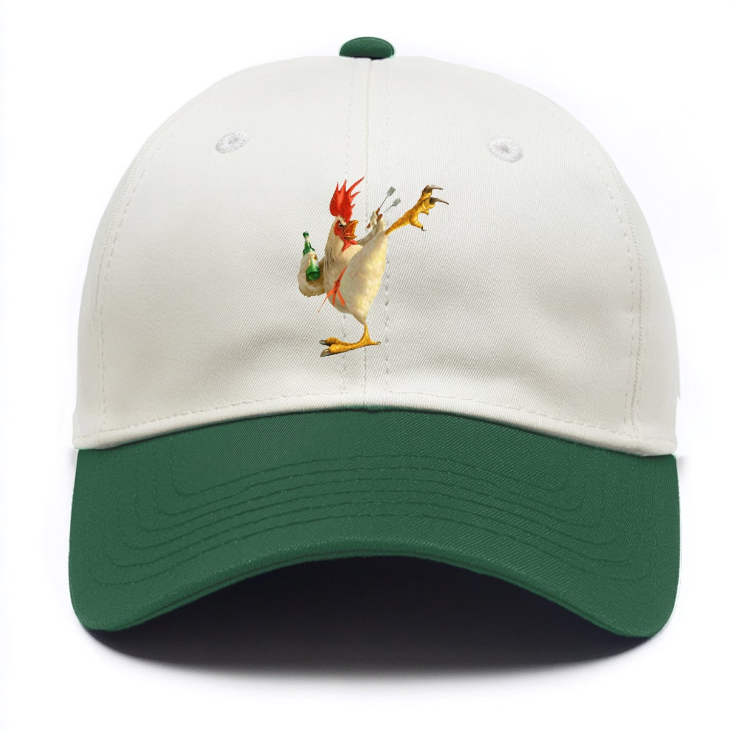 Crazy Rooster Fantasy Art Hat