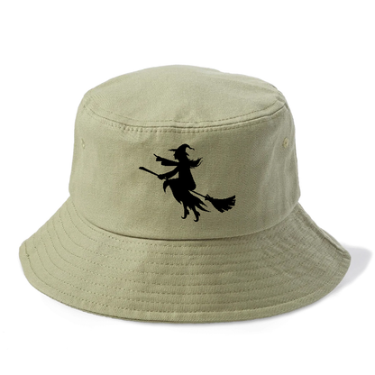 Witch On Broom 6 Hat