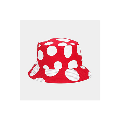 Pandaize Sombrero de cubo reversible con estampado unisex de doble cara 