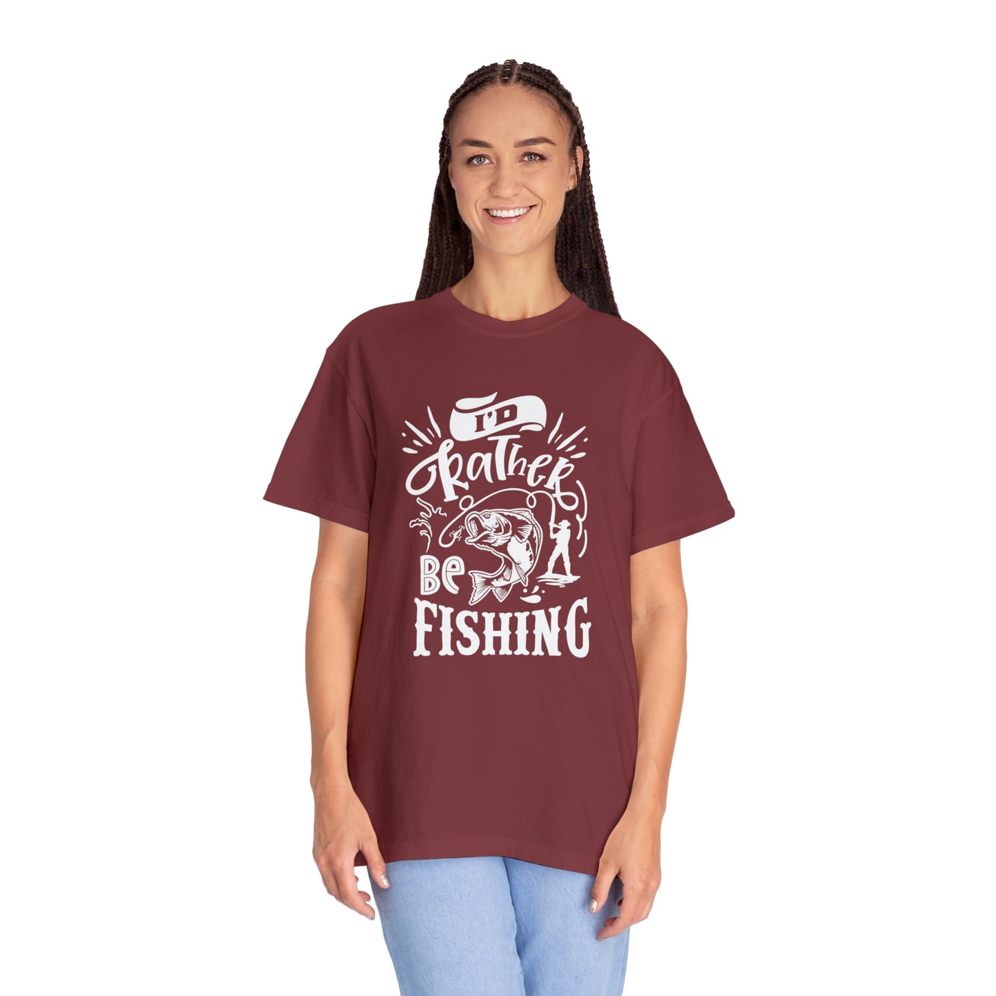 Abraza tu pasión: camiseta 'Preferiría estar pescando'
