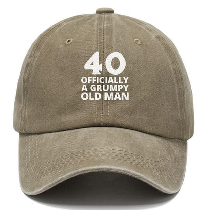 40 Officially A Grumpy Old Man Hat