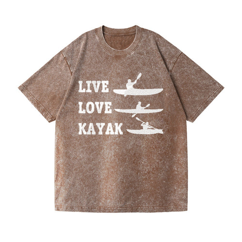 Live Love Kayak! Vintage T-shirt