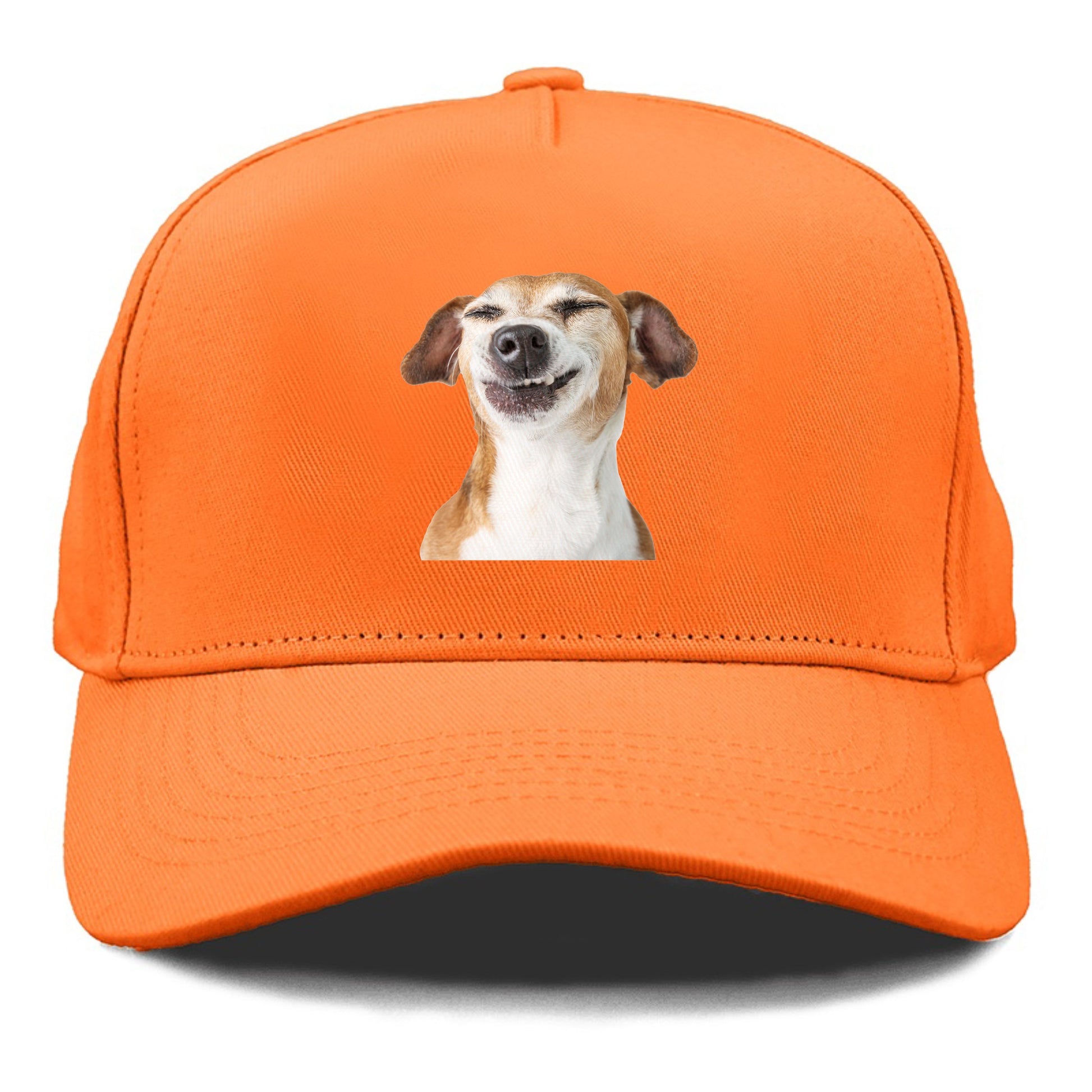 Joyful Jack Russell Terrier with a beaming, toothy smile Hat