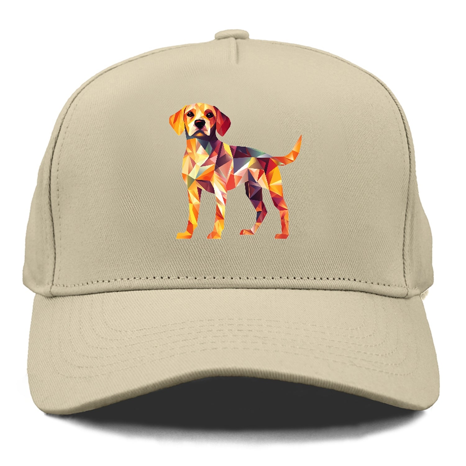 Geometric Dog Standing Hat