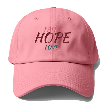 faith hope love Hat