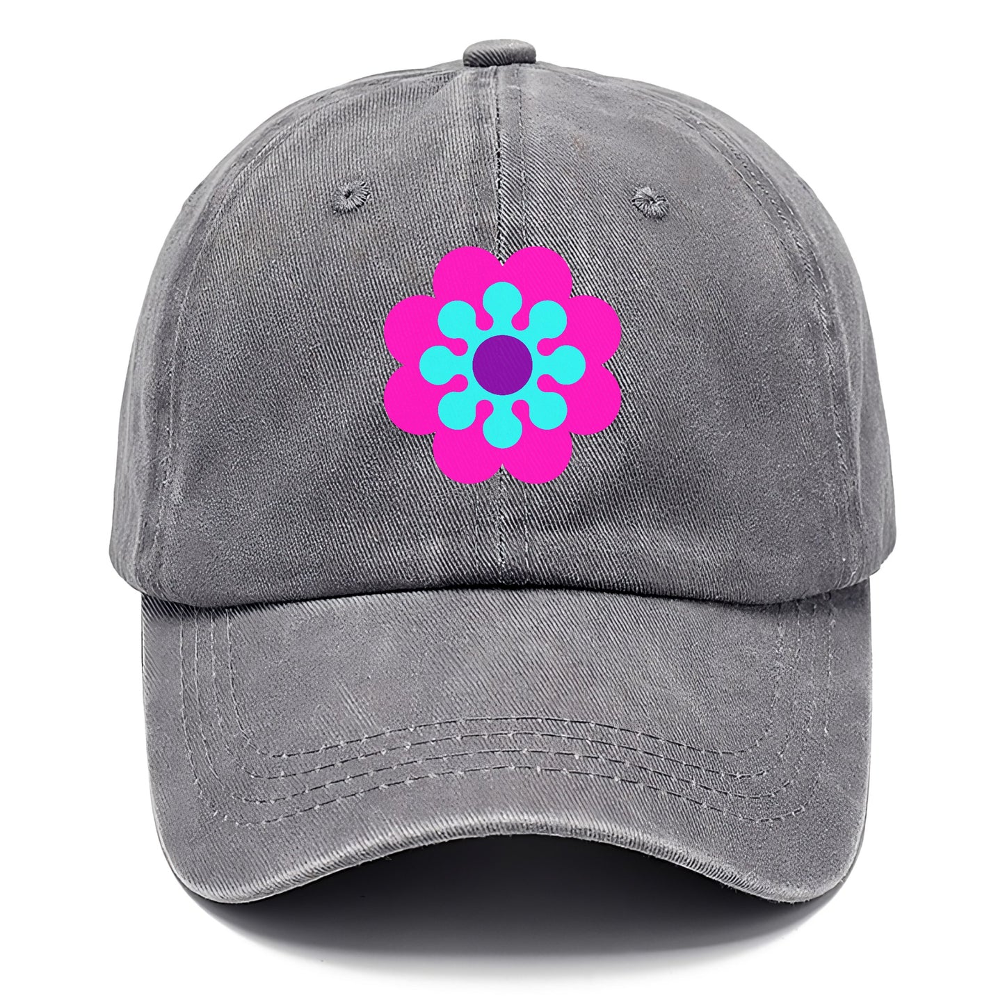 Retro 80s Flower Pink Hat