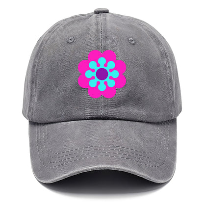 Retro 80s Flower Pink Hat