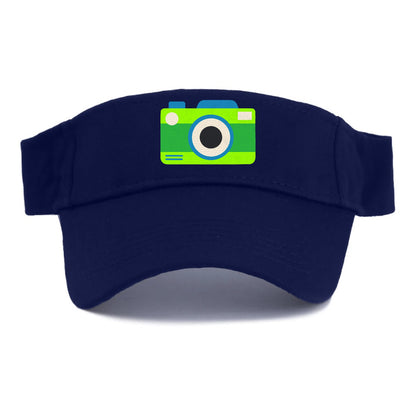 Retro 80s Camera Green Hat