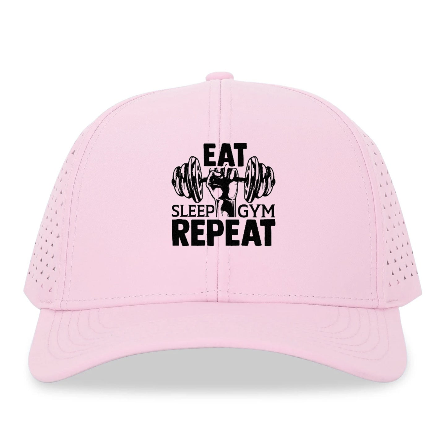 eat sleep gym repeat Hat