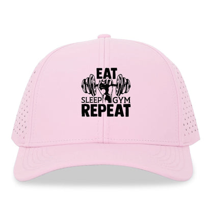 eat sleep gym repeat Hat