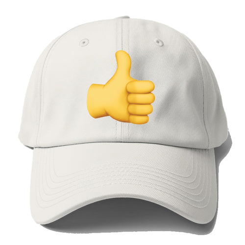 Thumbs Up Positive Vibes Baseball Cap For Big Heads