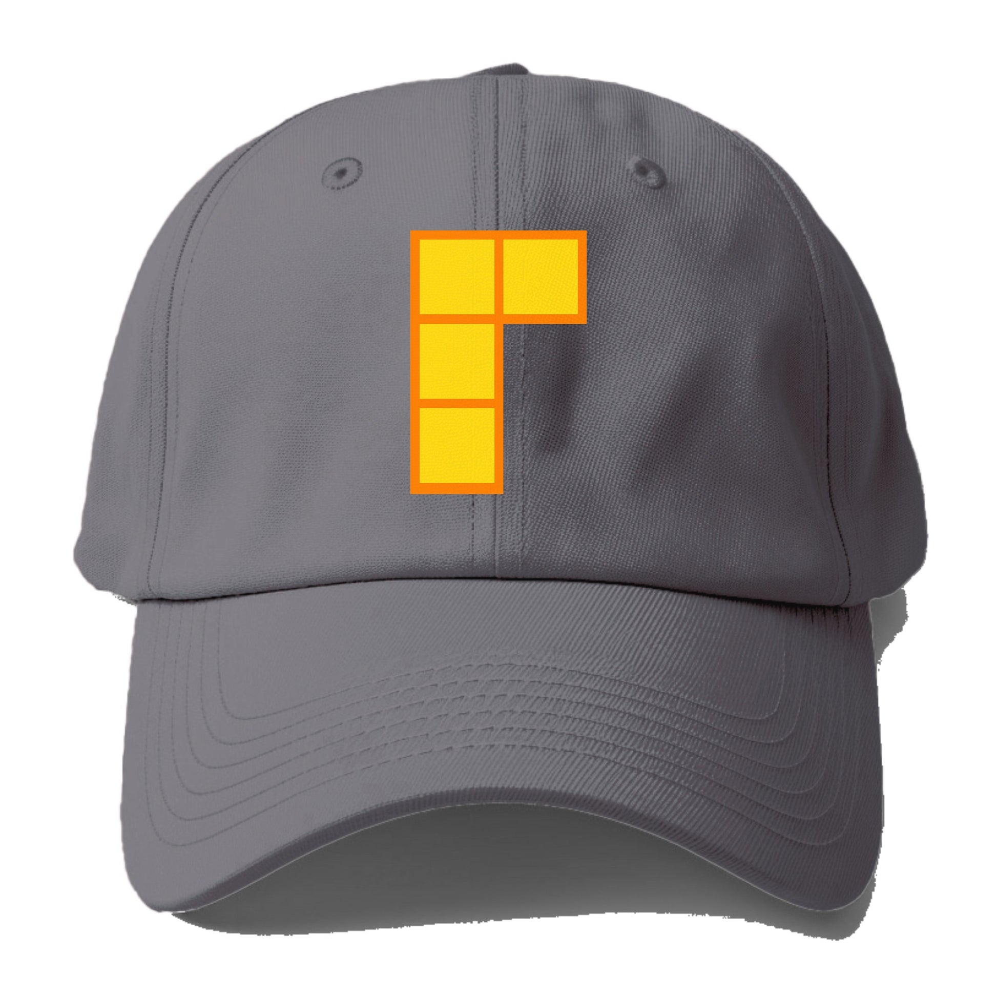 Retro 80s Tetris Blocks Orange Hat