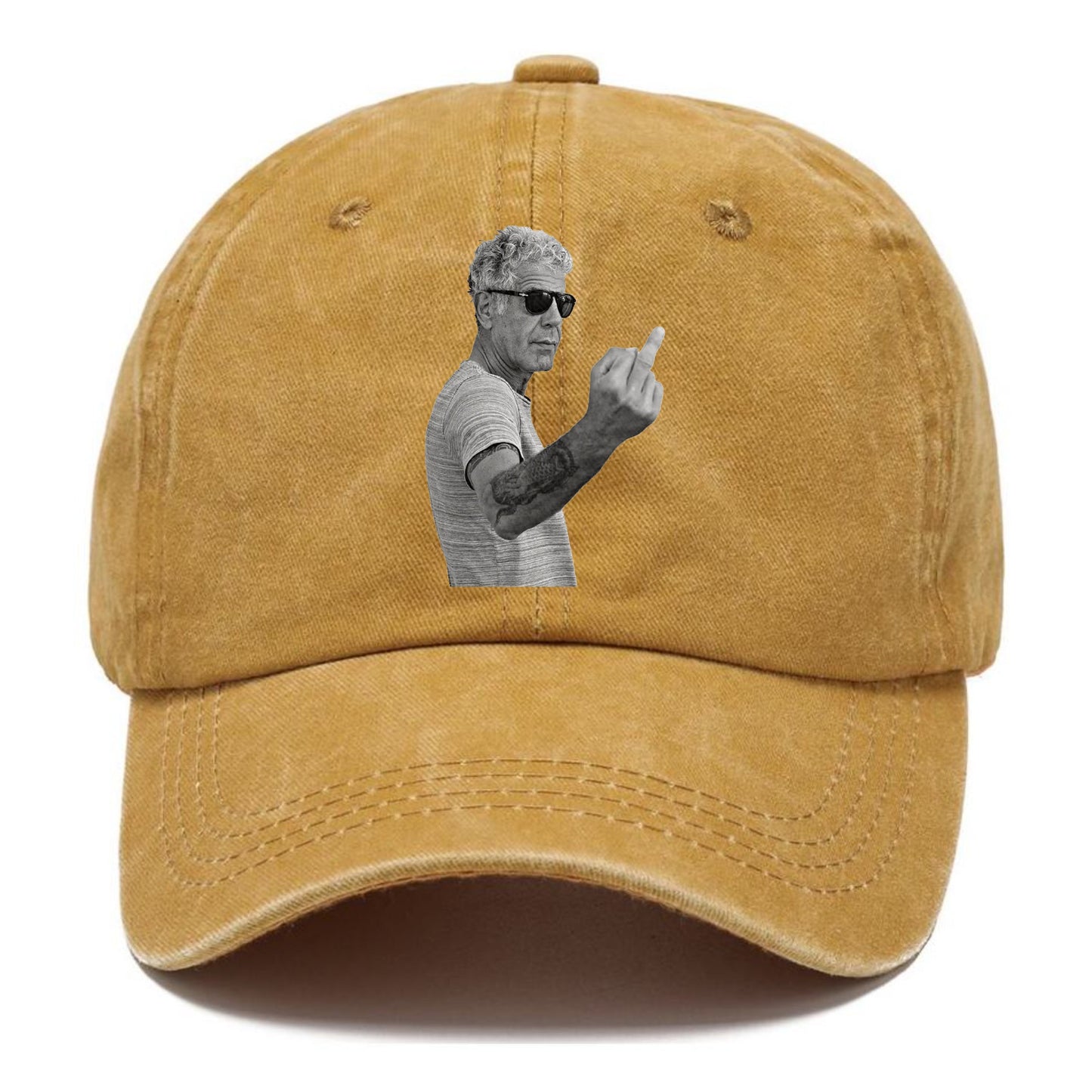 Anthony Bourdain Middle Finger Hat