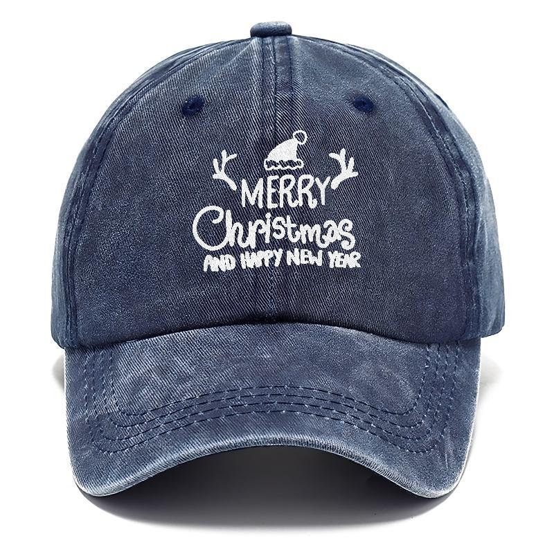Merry Christmas And Happy New Year Hat