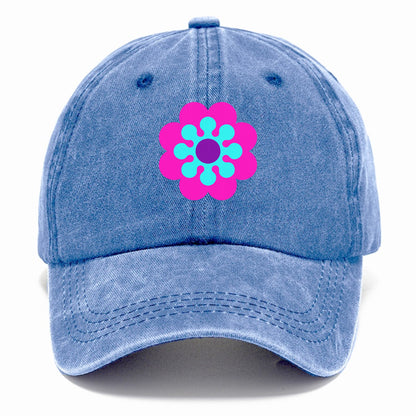 Retro 80s Flower Pink Hat