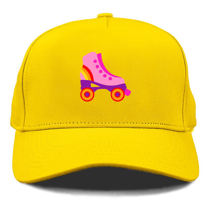 Retro 80s Roller Skate Pink Hat