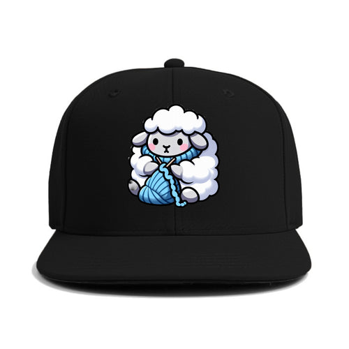 Sheep Knitting Scarf Classic Snapback