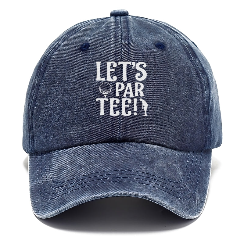 Let's par tee Hat