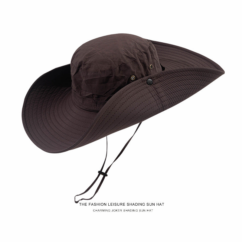 Breathable Outdoor Sun Hat with UV Protection for Hiking and Fishing