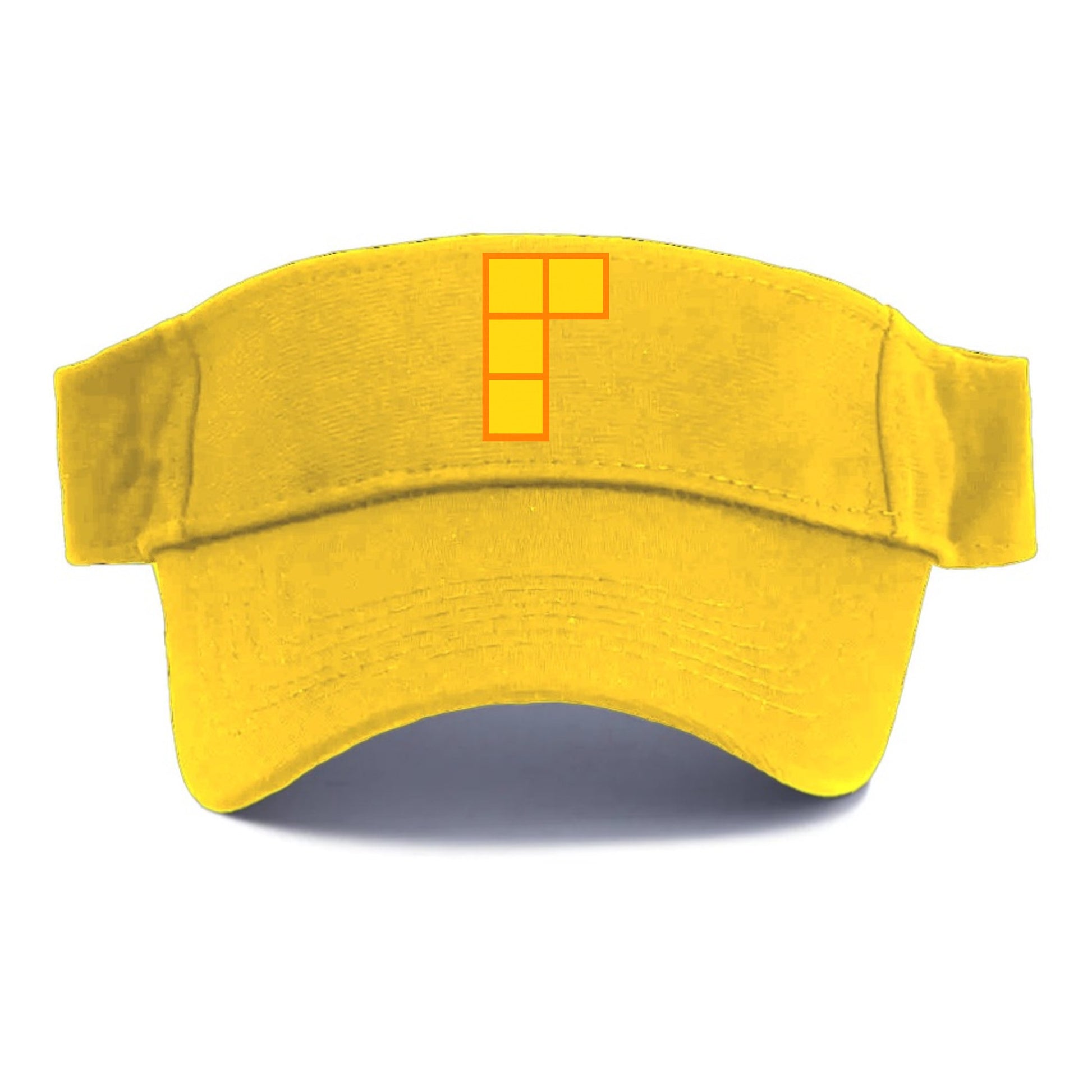 Retro 80s Tetris Blocks Orange Hat