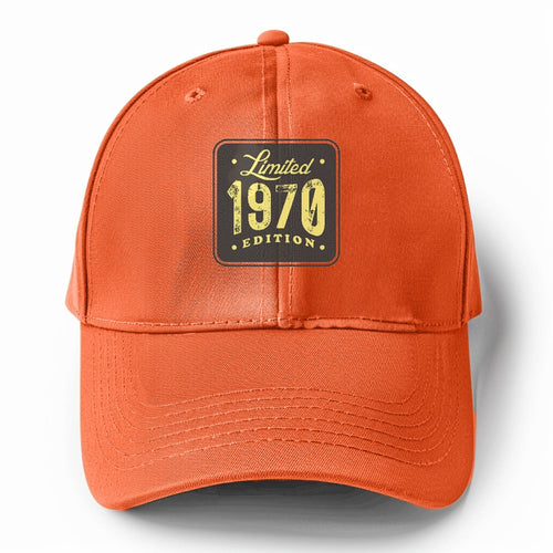 Limited 1970 Edition Solid Color Baseball Cap