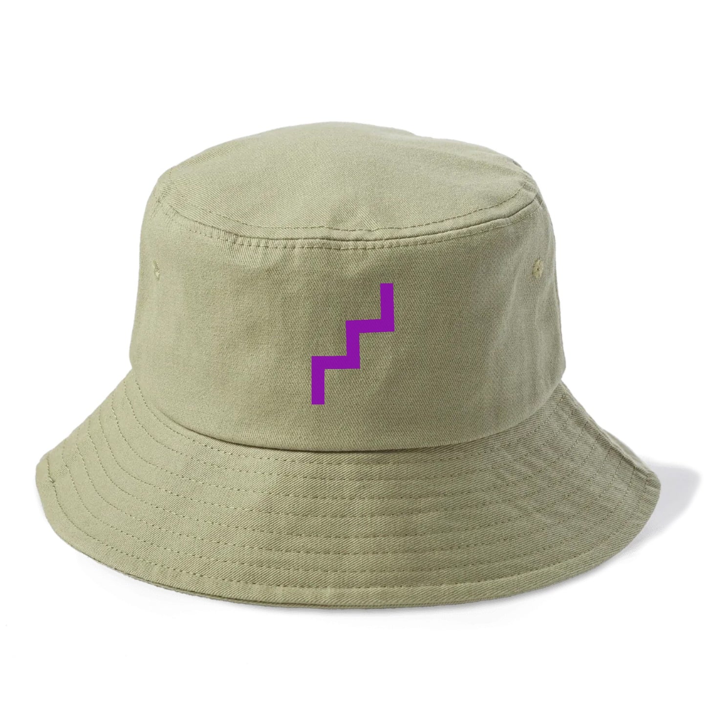 Retro 80s Zig Zag Purple Hat