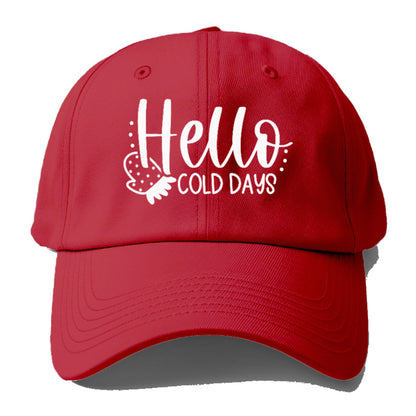 hello cold days Hat