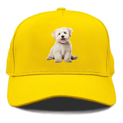 Adorable white puppy Hat