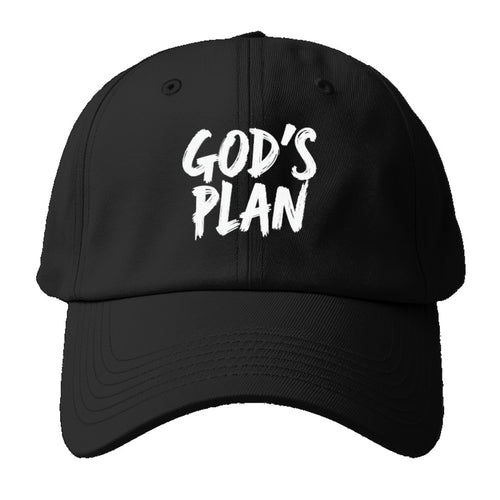 God's Plan Baseball Cap For Big Heads