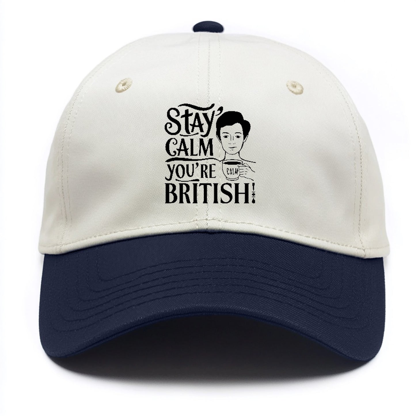 stay calm you're british Hat