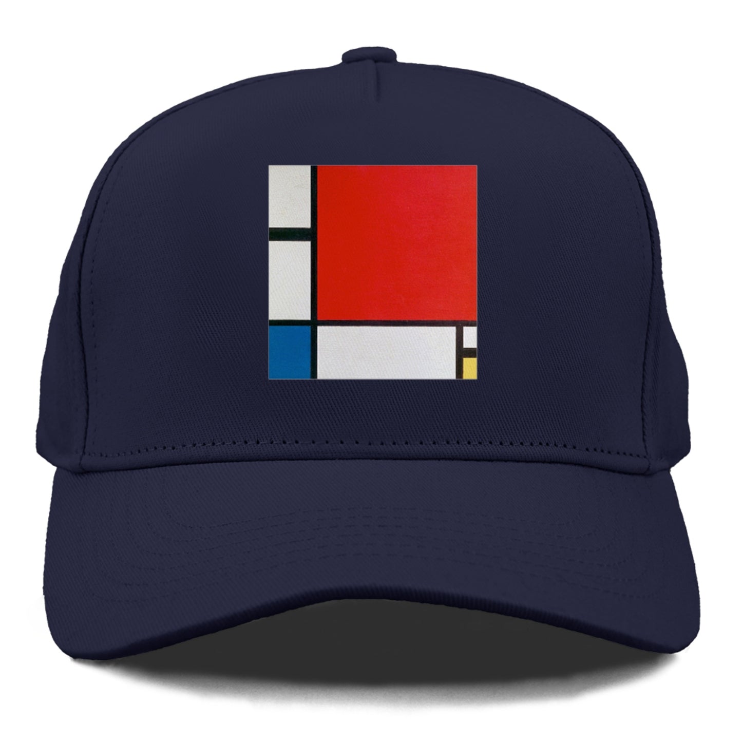 Composition with Red Blue and Yellow Hat