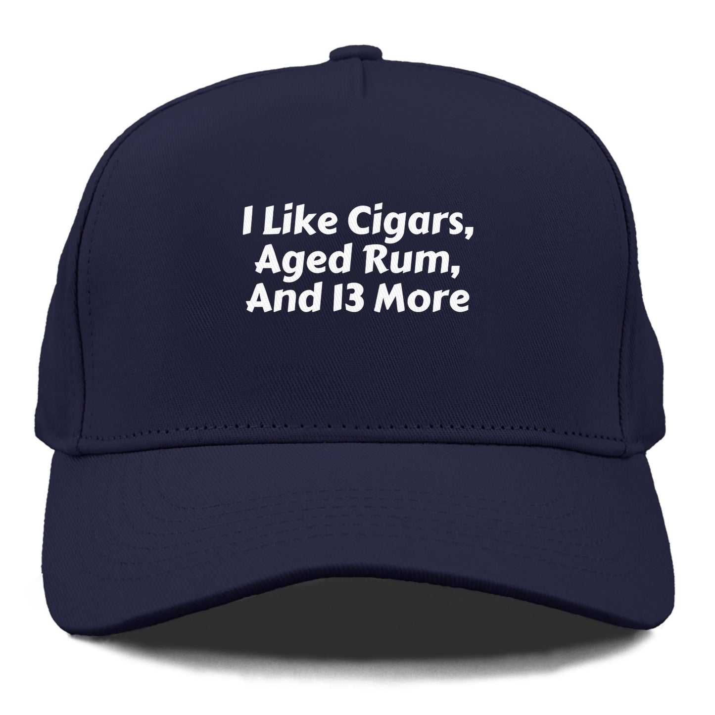 i like cigars, aged rum and 13 more Hat