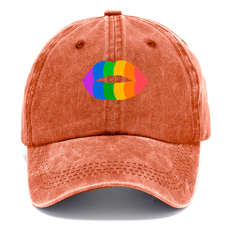 rainbow kiss Hat